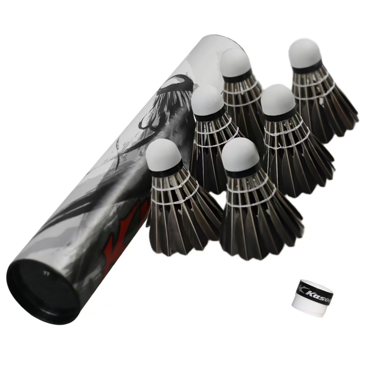 Li Ning x Kason KDB05 Duck Feather Shuttlecock 12 Pack All Round Duck Feather Shuttlecocks