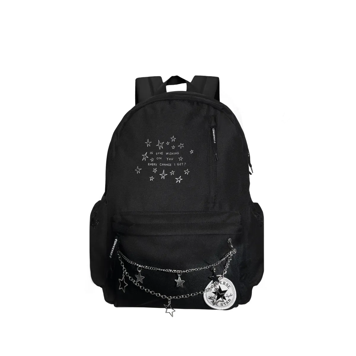 Converse Polyester Backpack Regular Unisex Black