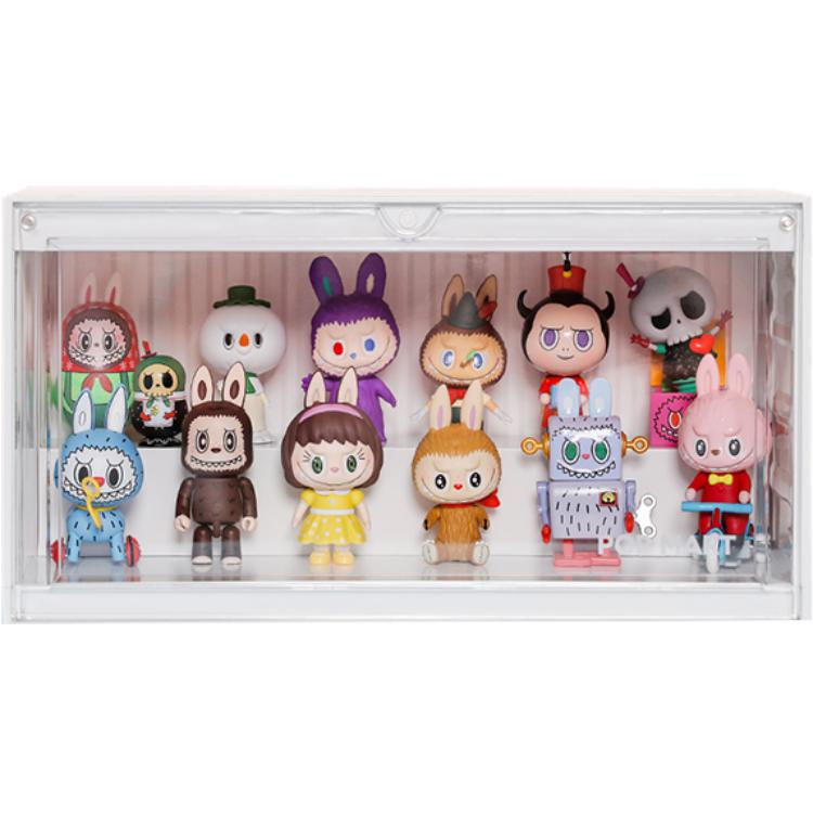 POP MART container luminous display box 19cm simple model accessories 19cm