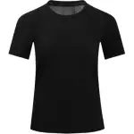 Under Armour T Shirts Women's Black Crew Neck Moderate