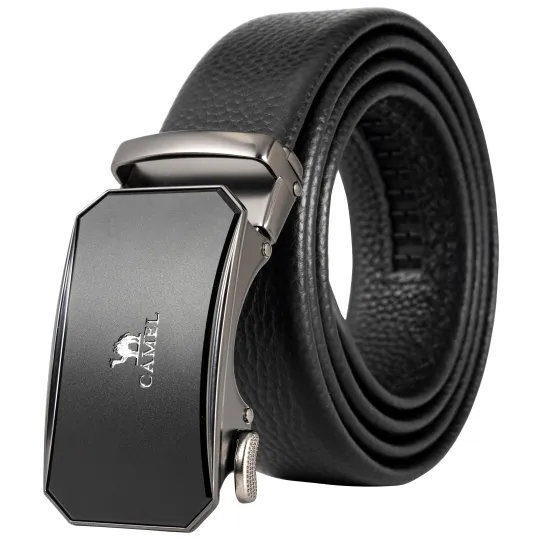 CAMEL Cow Leather Belts Men's 3.5cm