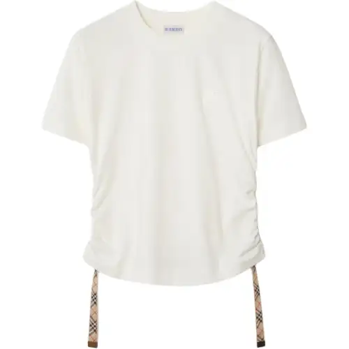 Burberry Check-trim T-shirt