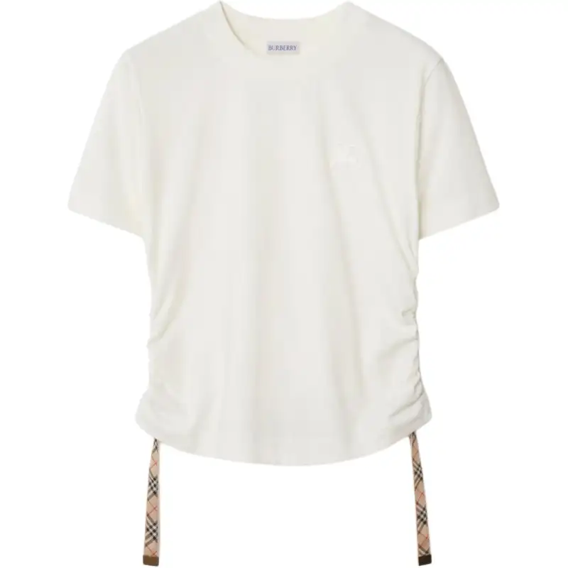 Burberry Check-trim T-shirt