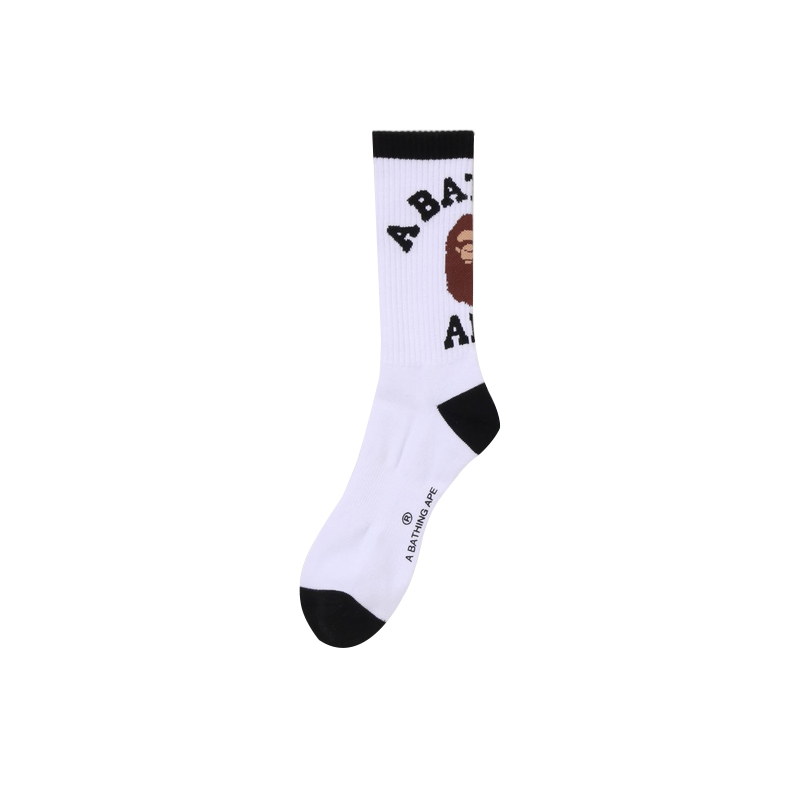 A BATHING APE FW25 Crew Socks Unisex 1 Pack