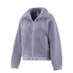 Li Ning Fitness Series Fleece Lined Thermal Windproof Water Repellent Stand Collar Athleisure Coat Women's