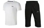 Li Ning Casual Sportswear Men's Crew Neck Moderate