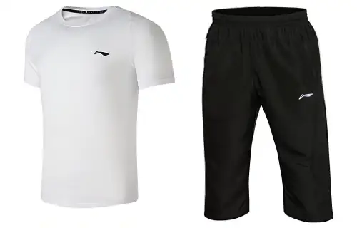 Li Ning Casual Sportswear Men's Crew Neck Moderate
