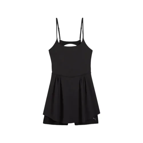 PUMA Move Slip Dresses Women's Black Moderate Short