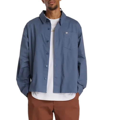 New Balance Shirts Men's Blue Lapel Moderate