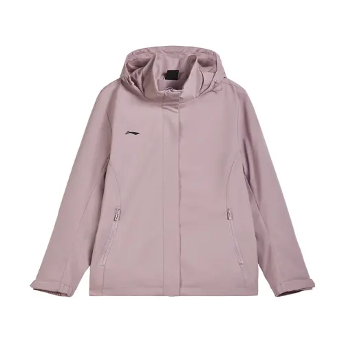 LiNing Trench Coat Women's Ink Gray Purple