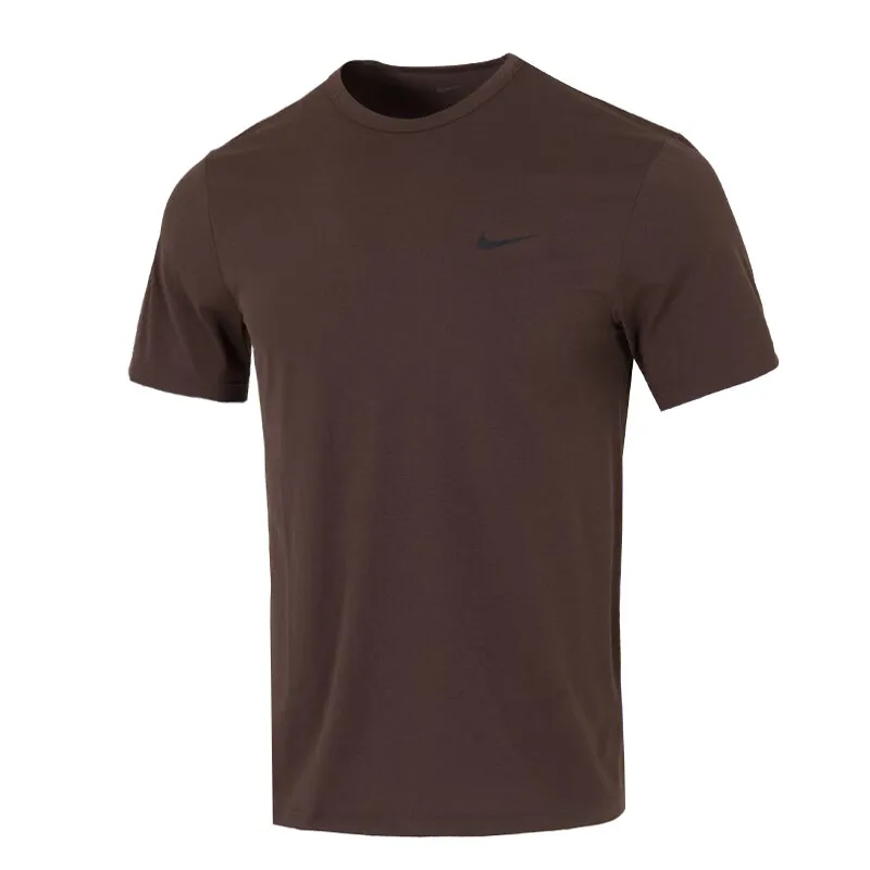 Nike Dri-Fit T-Shirts Men's Umber Crew Neck Moderate