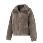 Li Ning Fitness Series Fleece Lined Thermal Windproof Water Repellent Minimalist Style Comfortable Versatile