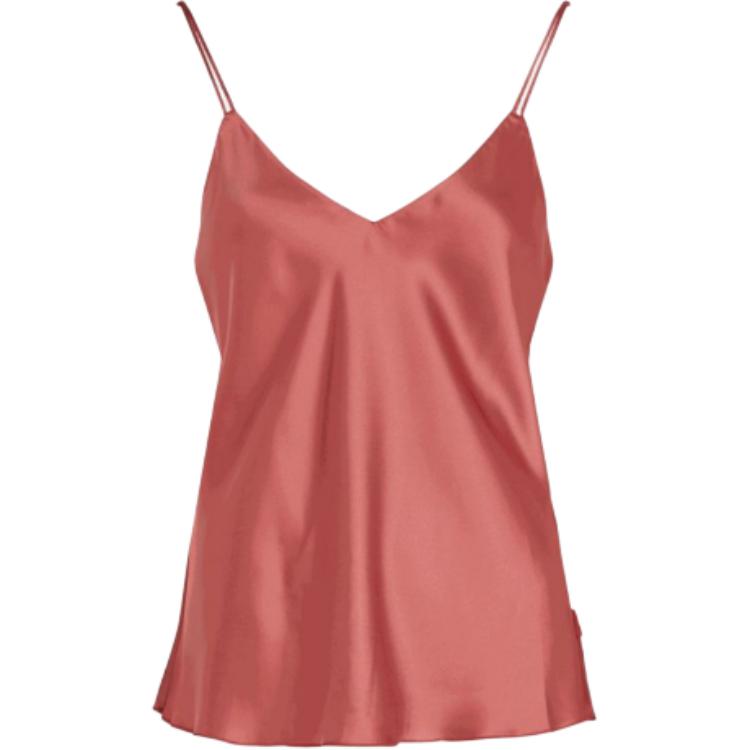 Женская майка CALVIN KLEIN V-Neck Strappy Top (черная)