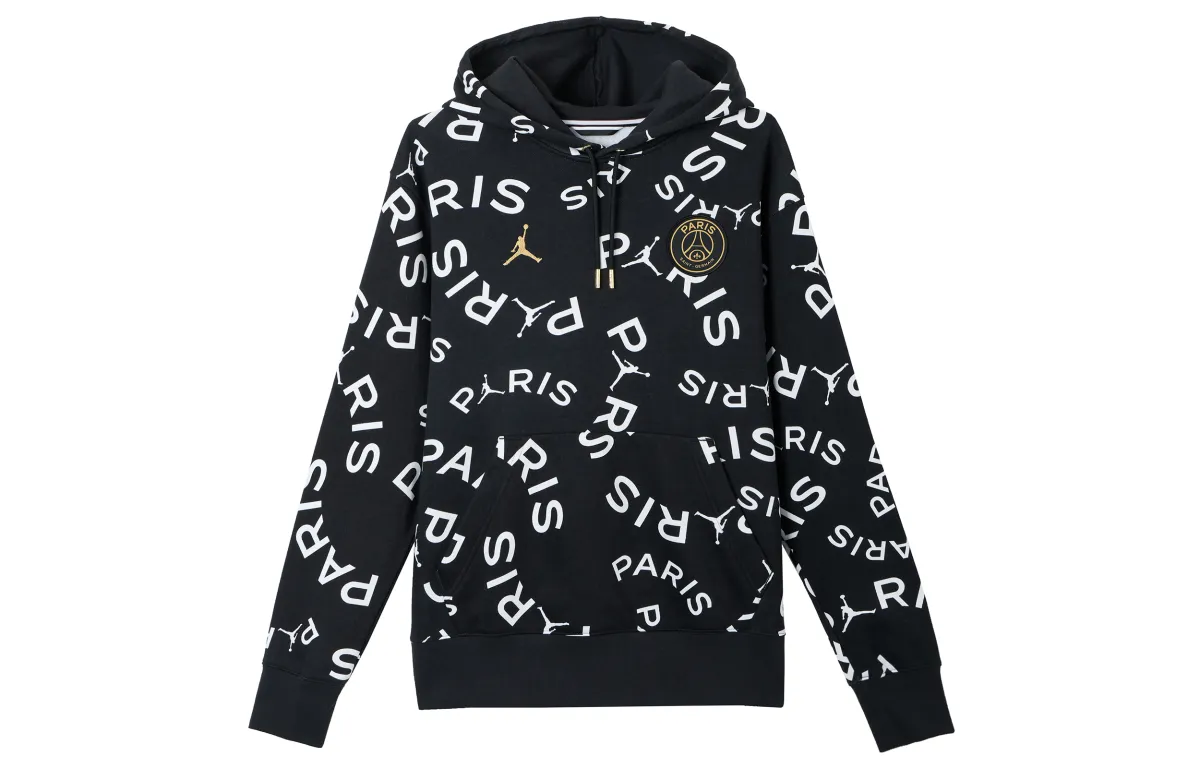 Jordan Russell Westbrook "Inner City" Sweatshirts Men's Black Hooded (Non-detachable) Moderate Other