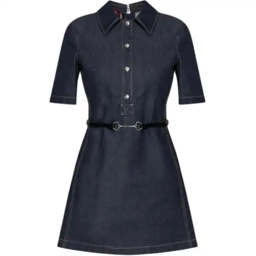 GUCCI Denim Shirt Dress