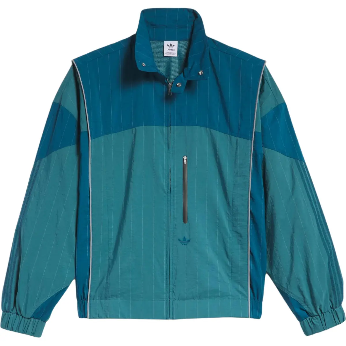 Adidas Originals striped panelled wind jacket