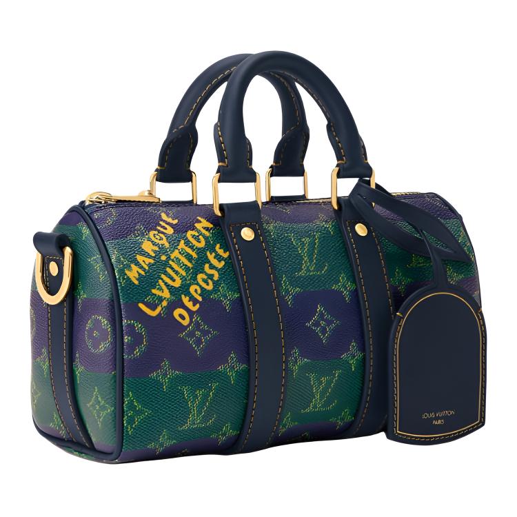 Мужская сумка Louis Vuitton keepall 25 (разноцветная) — фото 2