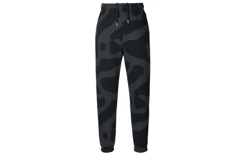 Jordan AirWordmark Knitted Sweatpants Men's Gray Black