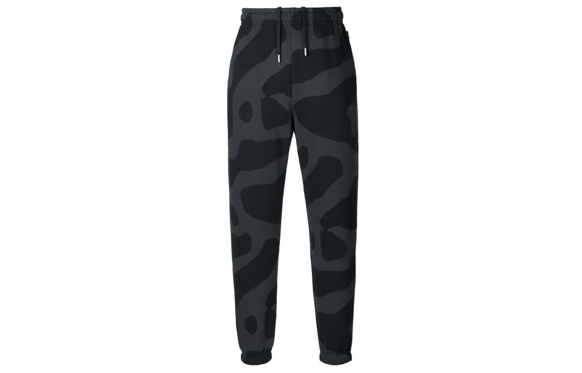 Jordan AirWordmark Knitted Sweatpants Men's Gray Black