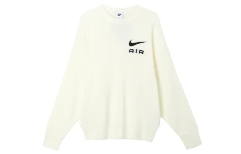 Nike Knitwear Men's White Crew Neck Moderate Other