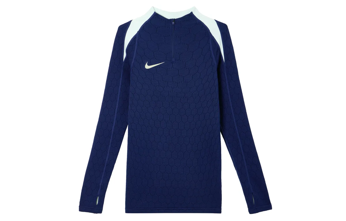 Nike T-Shirts Men's Blue Stand Collar Moderate