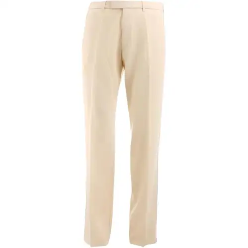 GUCCI Casual Pants Men's Ecru Moderate Straight Fit Pants