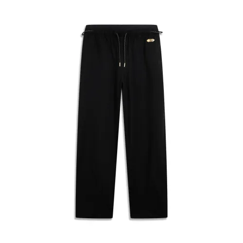 Li Ning x GUGONG,LIANMINGKUAN China Culture Collection Casual Pants Women's Black