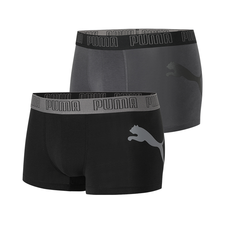 Мужские трусы PUMA (черно-серые)