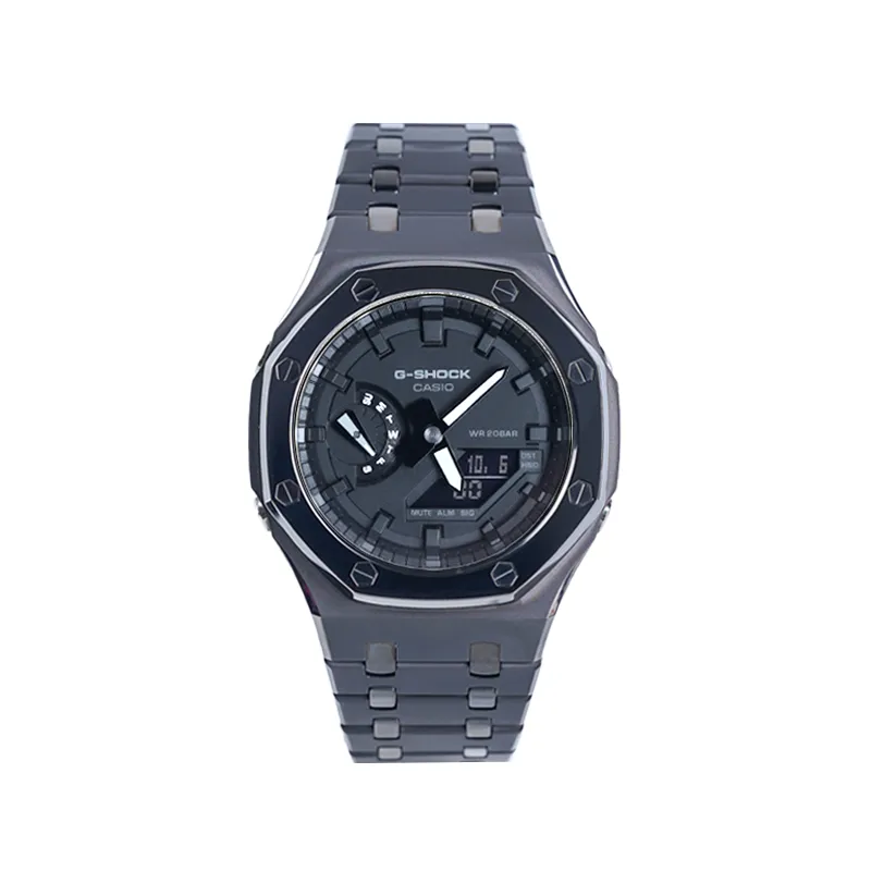 CASIO Men Liquid Crystal/Analog Dual Display Series Black Watch