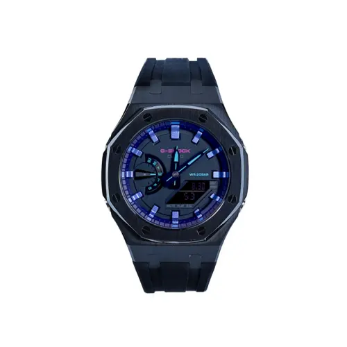 CASIO Men Liquid Crystal/Analog Dual Display Series Black Watch