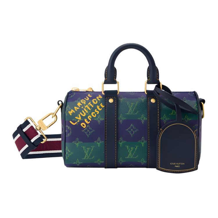 Мужская сумка Louis Vuitton keepall 25 (разноцветная)