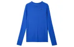 Nike T Shirts Men's Blue Crew Neck Moderate Straight Fit