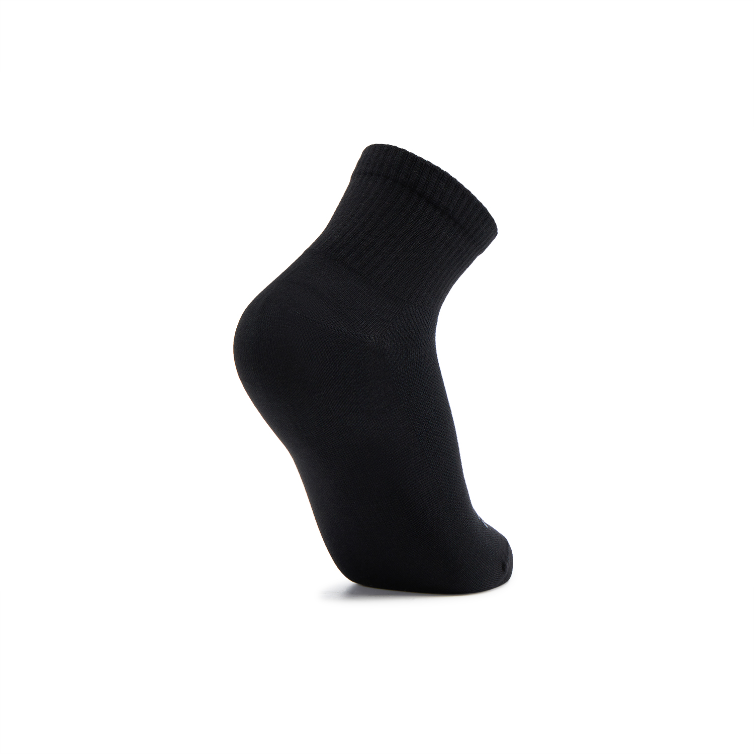 Li Ning Sports Life Collection Crew Socks Unisex 1 Pack Black