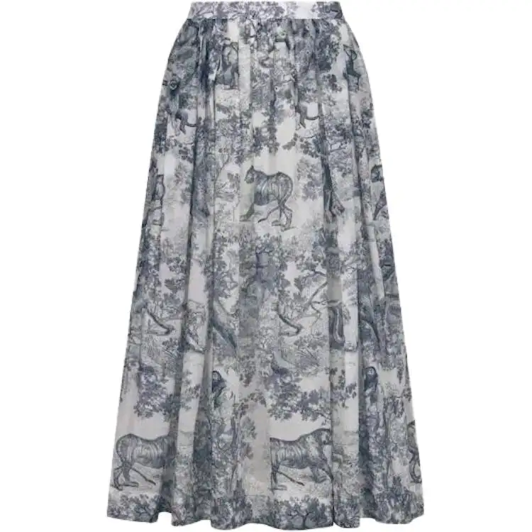 DIOR Casual Long Skirt Women's Multicolor