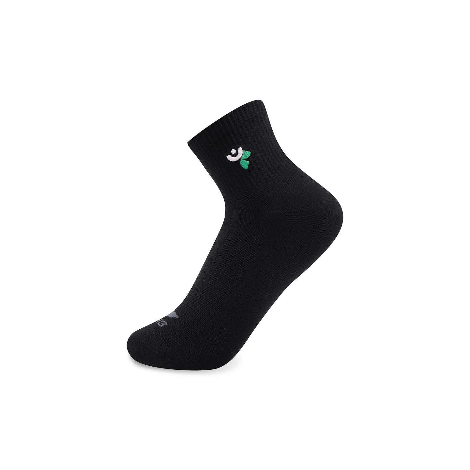 Li Ning Sports Life Collection Crew Socks Unisex 1 Pack Black