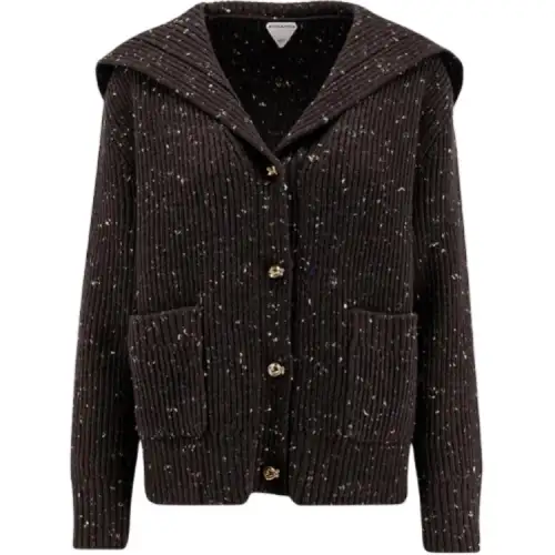 Bottega Veneta Long Sleeved Knitted Cardigan