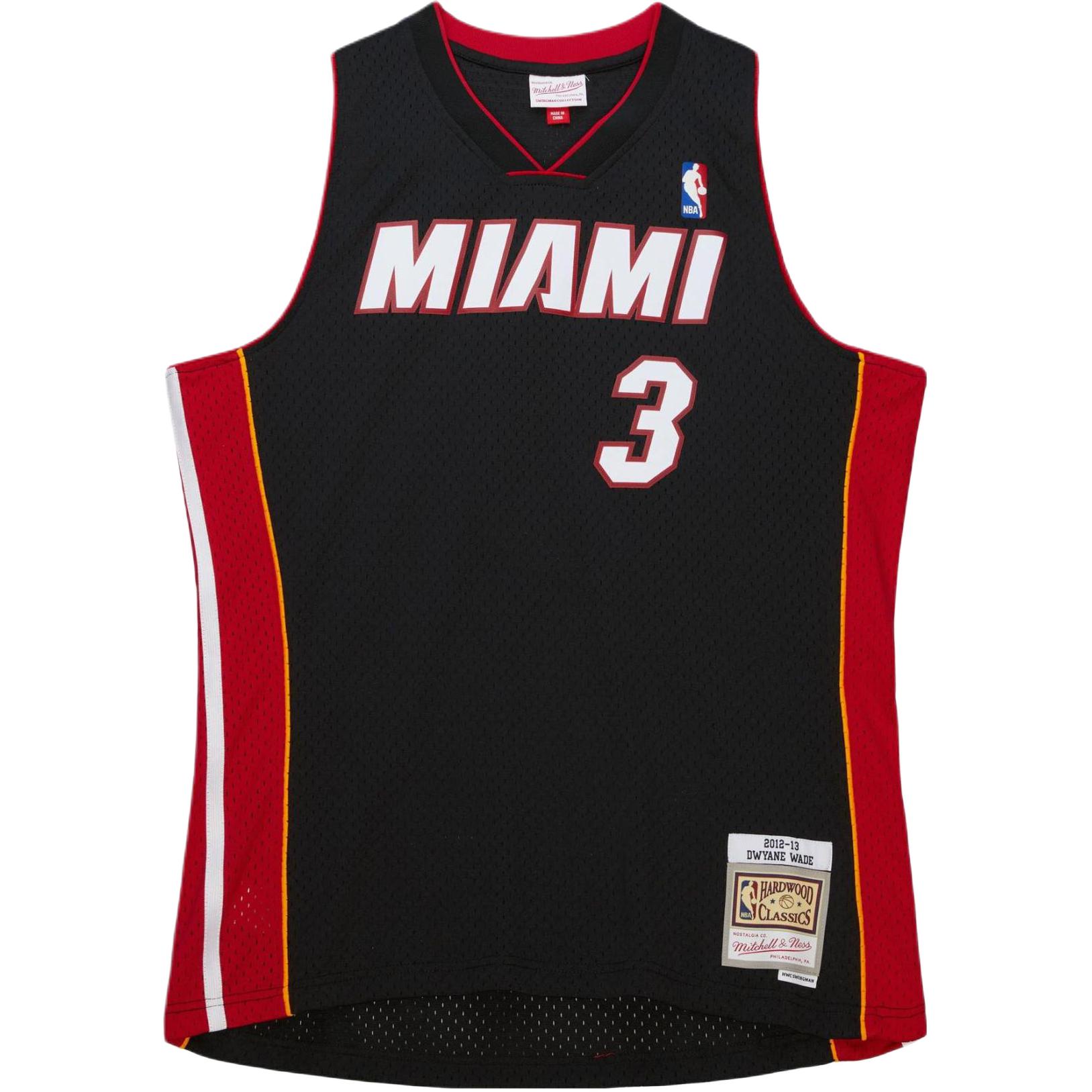 Mitchell Ness Road Finals «NBA Miami Heat 2012 Dwyane Wade» jersey