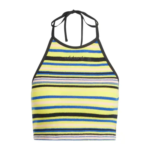 Adidas Striped Halter Top