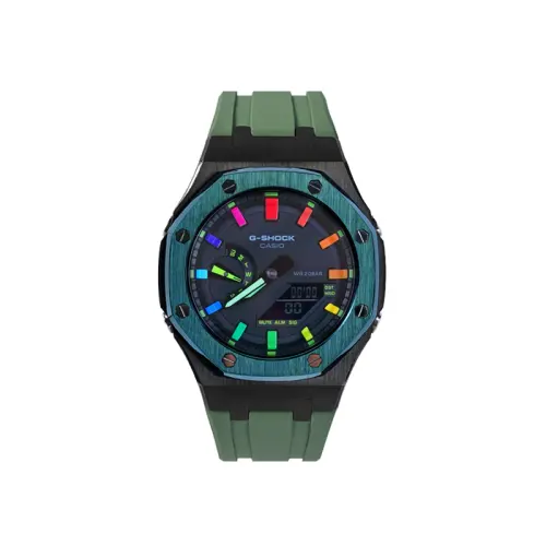 CASIO Men Liquid Crystal/Analog Dual Display Series Black Watch
