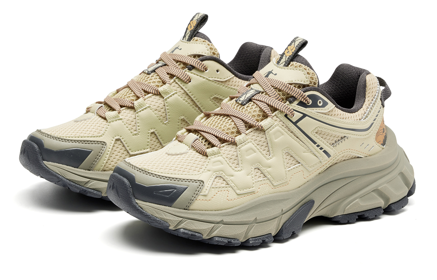 QIAODAN Cushioning Breathable Rebound Cushioning Breathable Rebound Low top Trail Running City Commuting Running Shoes