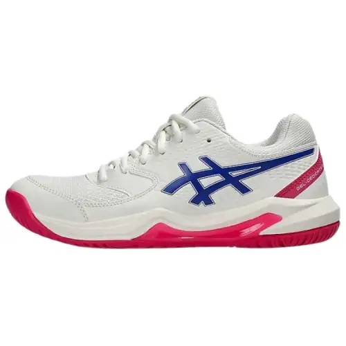 ASICS Gel Dedicate 8 Tennis Shoes Women's White Blue Pink