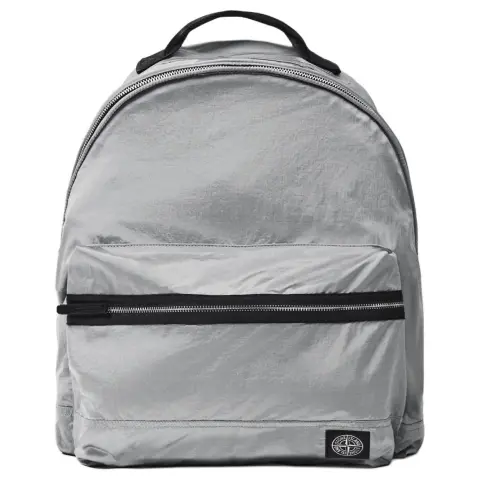 STONE ISLAND Nylon Backpack Men's Pearl Gray