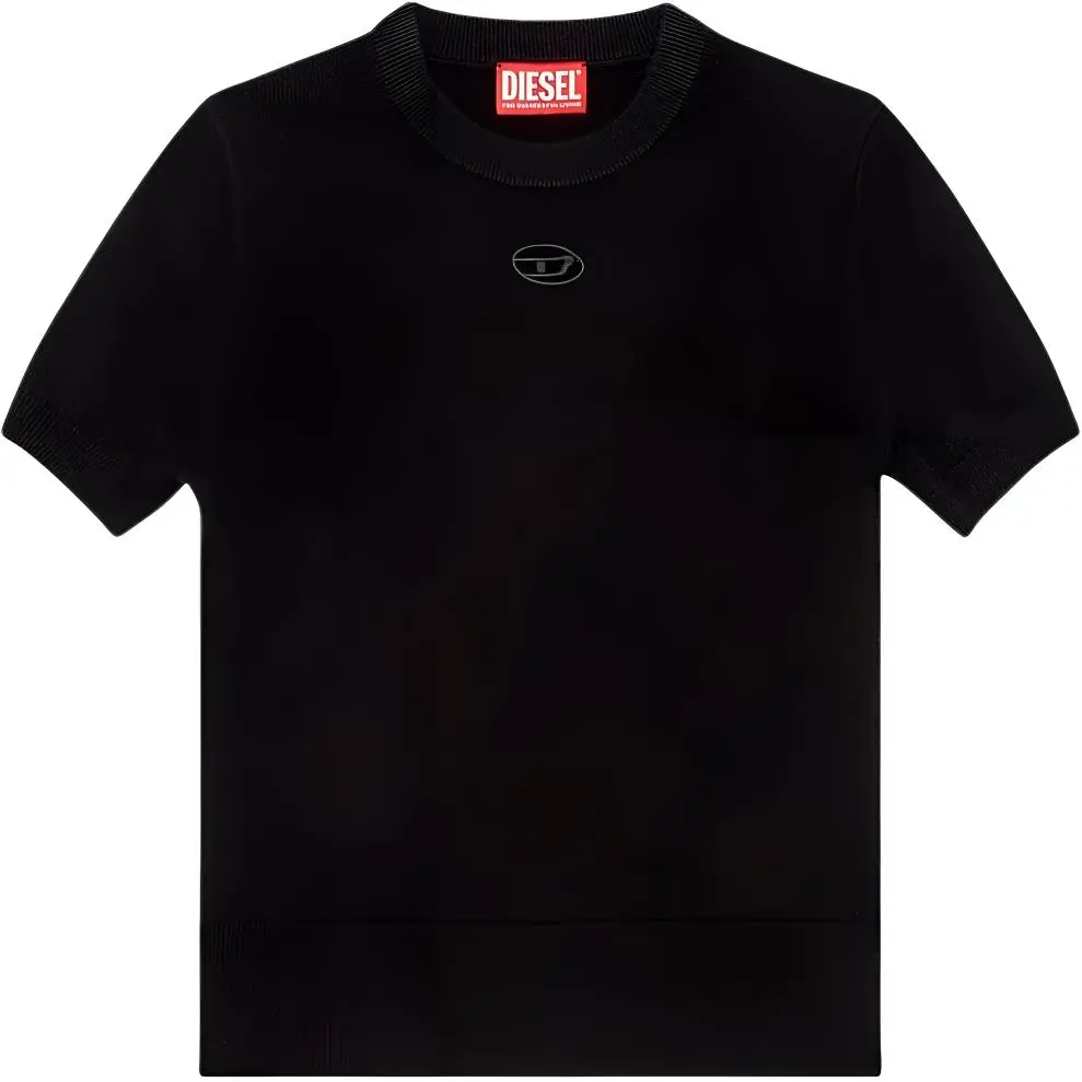 DIESEL M Arga Logo embroidered Top