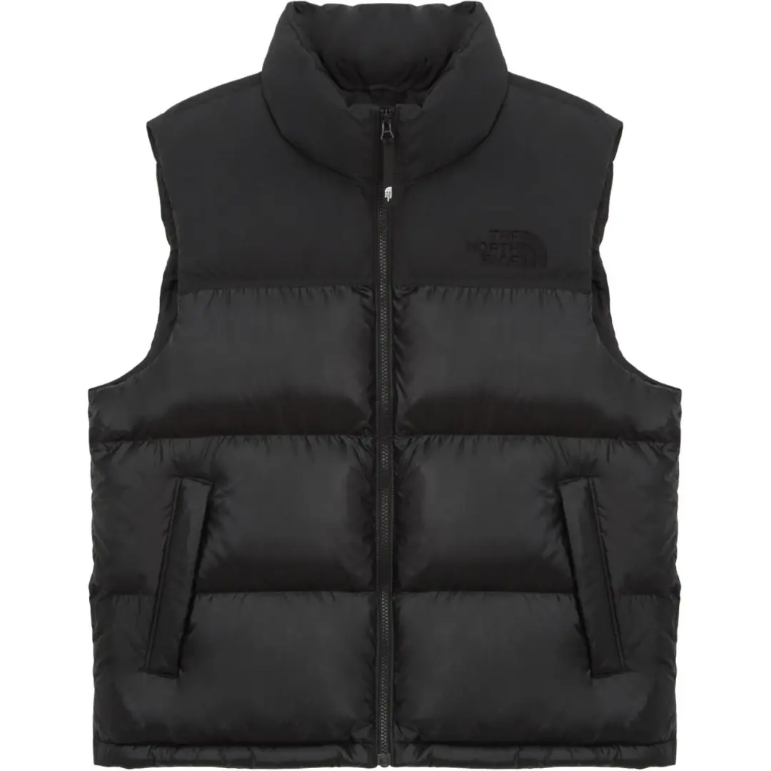 THE NORTH FACE THE NORTH FACE Apparel Collection Vests Men's Black Stand Collar Other