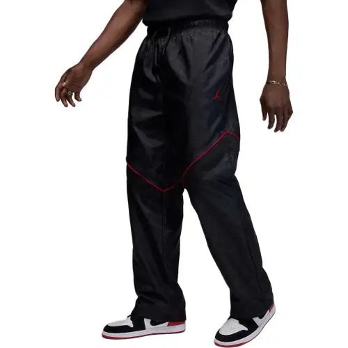 Nike Red Panel Tracksuit Bottoms