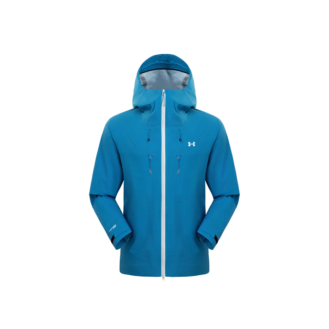 Under Armour SS25 Waterproof, Windproof, Breathable, Abrasion Resistant, Rainproof Windbreaker Jacket Men's Storm Blue