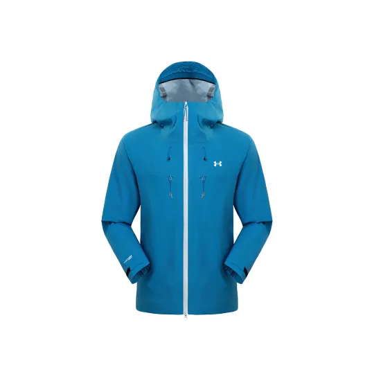 Under Armour SS25 Waterproof, Windproof, Breathable, Abrasion Resistant, Rainproof Windbreaker Jacket Men's Storm Blue