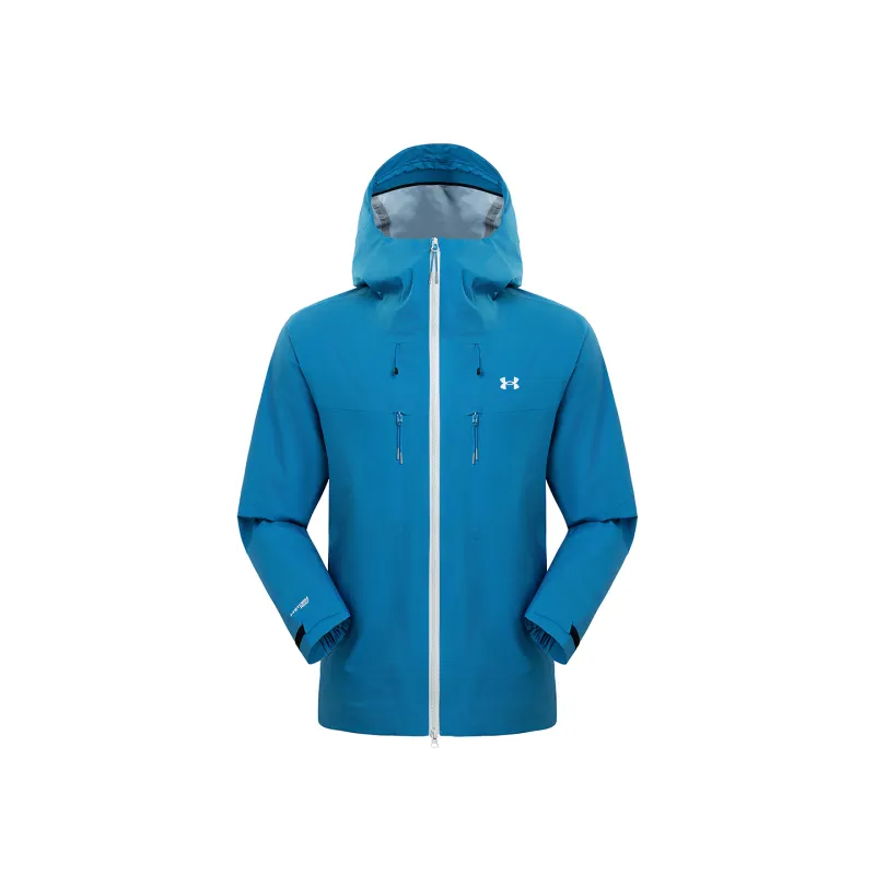Under Armour SS25 Waterproof, Windproof, Breathable, Abrasion Resistant, Rainproof Windbreaker Jacket Men's Storm Blue