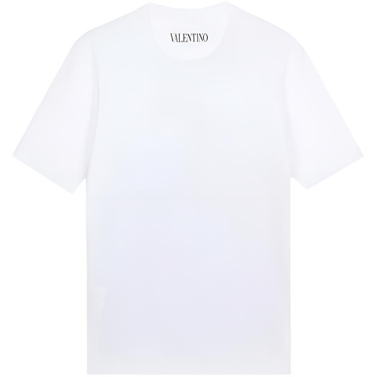 Мужская футболка Valentino (белая) — фото 2