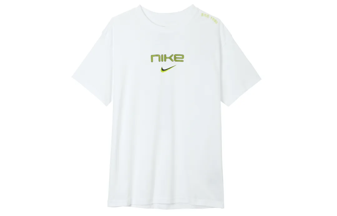 Nike Drop Shoulder Sleeve T-Shirt Men's White